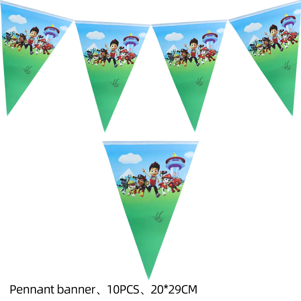 Paw Patrol Birthday Banner