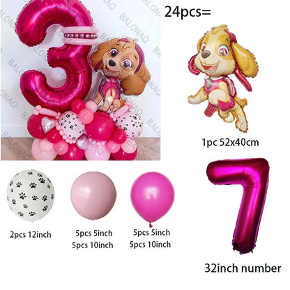 Paw Patrol Balloon Set