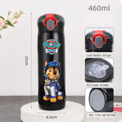 PAW Patrol 460ml Thermal Straw Cup