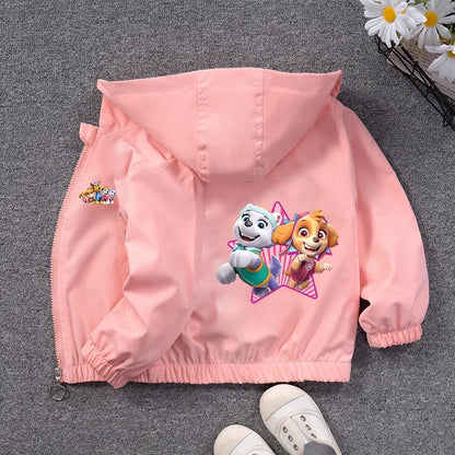 Paw Patrol Spring and Autumn Windbreaker