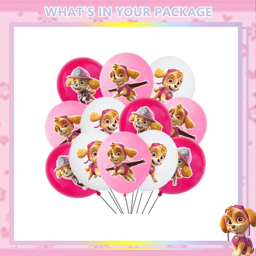 Pink PAW Patrol Skye Balloons Number Foil Balloon