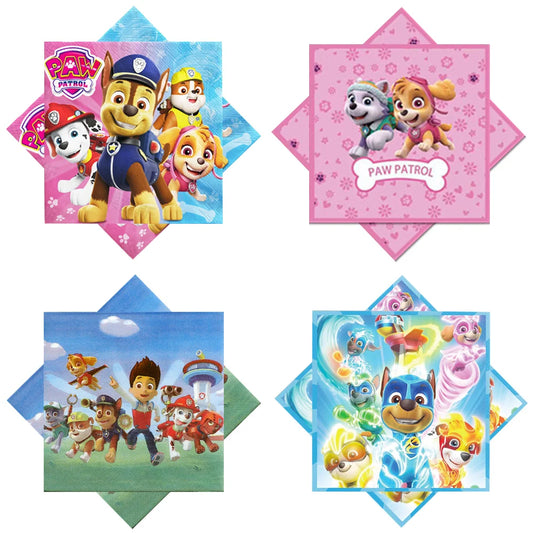 Paw Patrol Napkins : Perfect for Birthday Parties and Celebrations