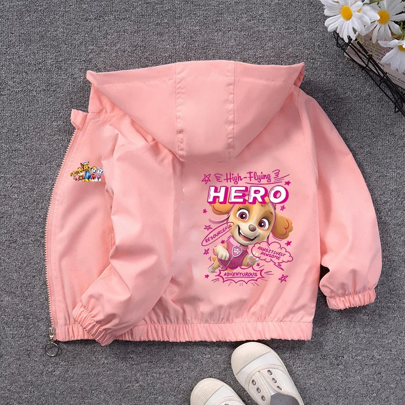 Paw Patrol Spring and Autumn Windbreaker