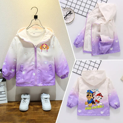 Paw Patrol Long-Sleeved Zipper Windproof Jacket