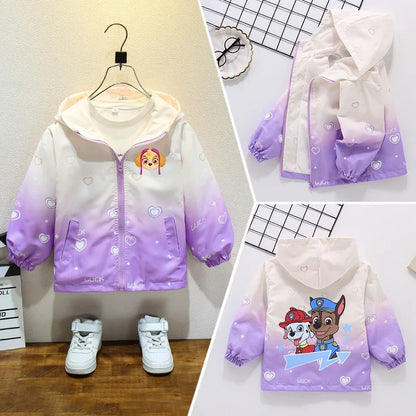 Paw Patrol Long-Sleeved Zipper Windproof Jacket