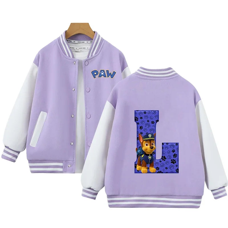 Paw Patrol Jacket Letter