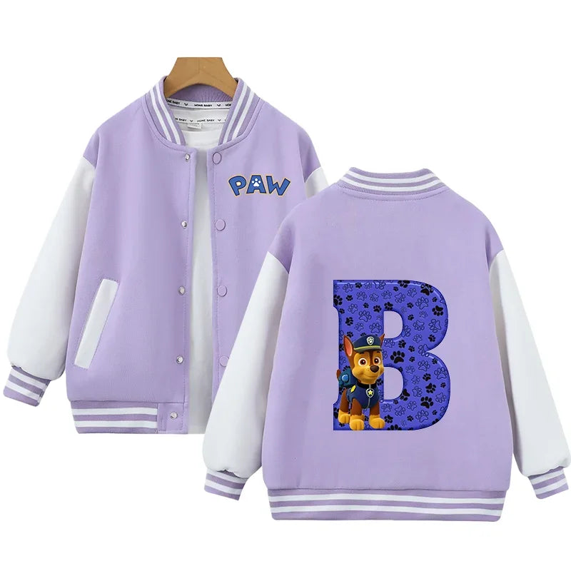 Paw Patrol Jacket Letter