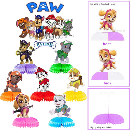 Paw Patrol Honeycomb Party Decorations: Perfect for Kids’ Celebrations