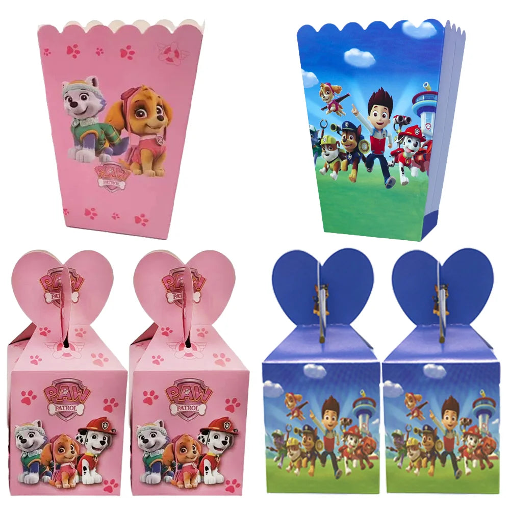 Paw Patrol Candy & Popcorn Boxes