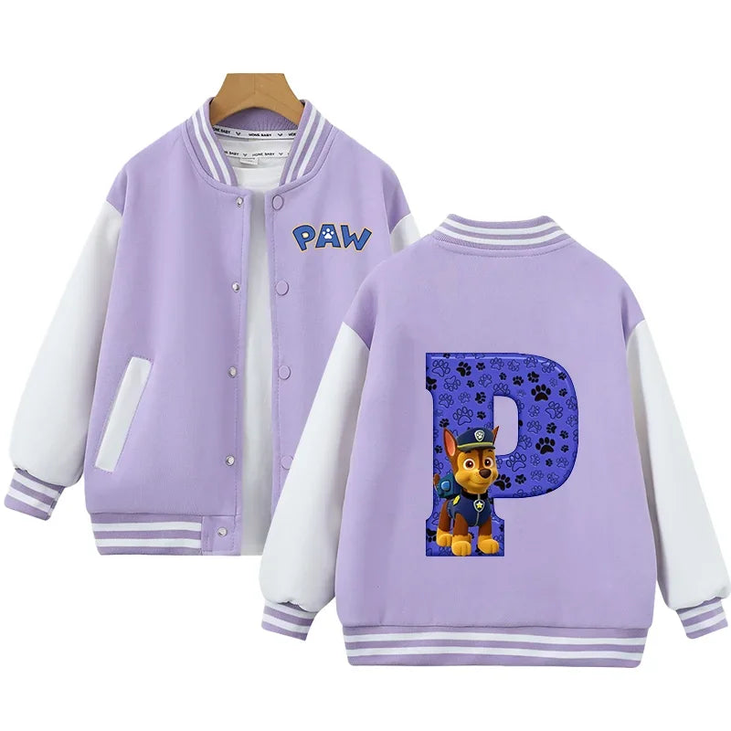 Paw Patrol Jacket Letter