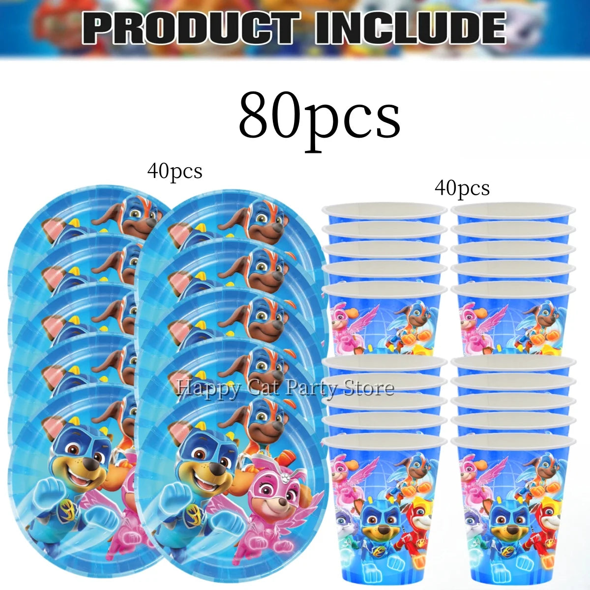 Paw Patrol Disposable Tableware Set