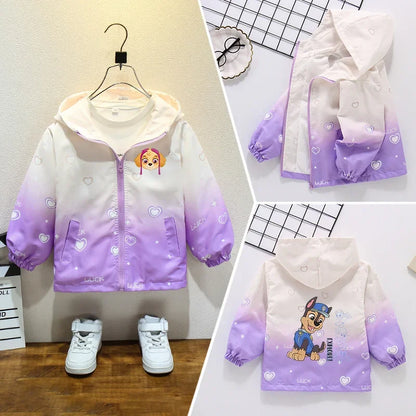 Paw Patrol Long-Sleeved Zipper Windproof Jacket