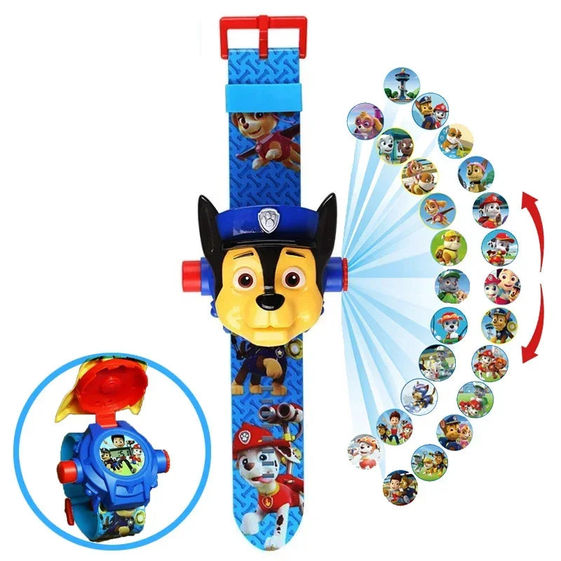 Paw Patrol 3D Projection Digital Watch and Toy Set