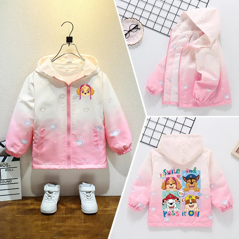 Paw Patrol Long-Sleeved Zipper Windproof Jacket