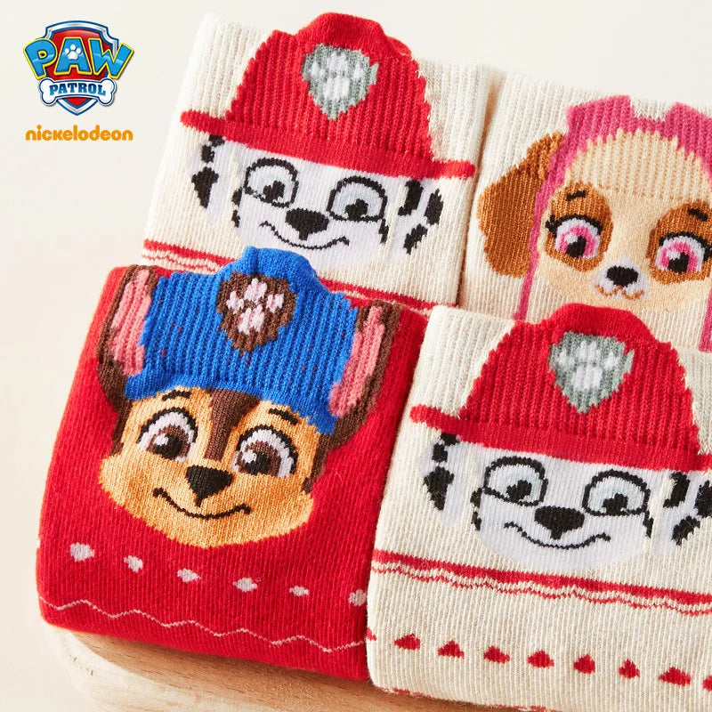 Paw Patrol Red New Year Socks