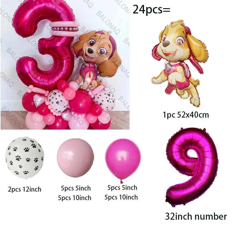 Paw Patrol Balloon Set