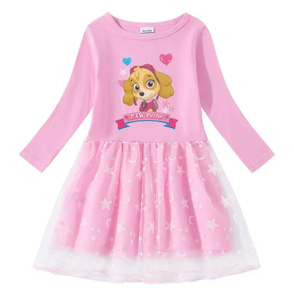 Paw Patrol Long-Sleeved Cotton Dress