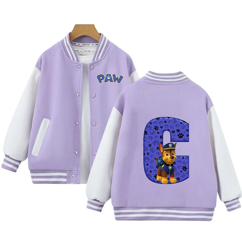 Paw Patrol Jacket Letter