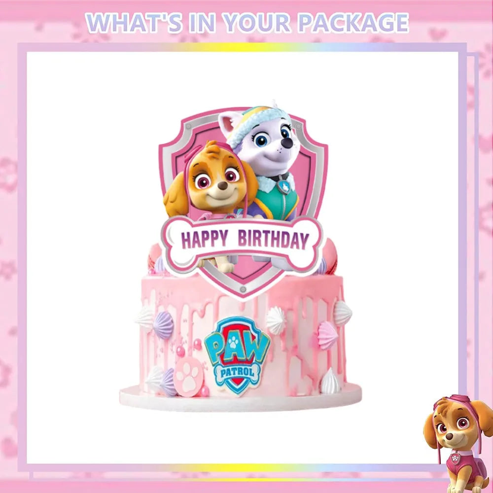 Pink PAW Patrol Skye Balloons Number Foil Balloon