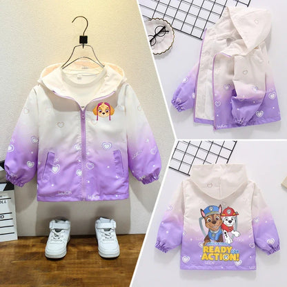 Paw Patrol Long-Sleeved Zipper Windproof Jacket