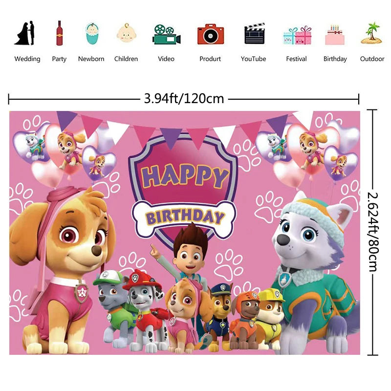 Paw Patrol Birthday Party Decoration Kit