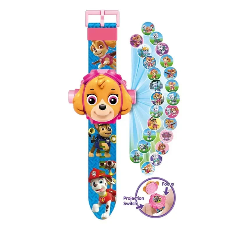 Paw Patrol 3D Projection Digital Watch and Toy Set