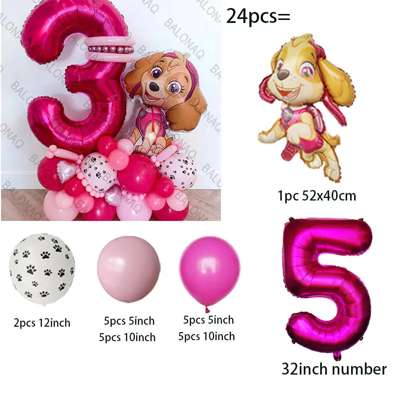 Paw Patrol Balloon Set