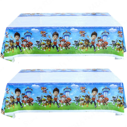 Paw Patrol Rectangular Plastic Tablecloth Set