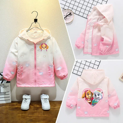 Paw Patrol Long-Sleeved Zipper Windproof Jacket