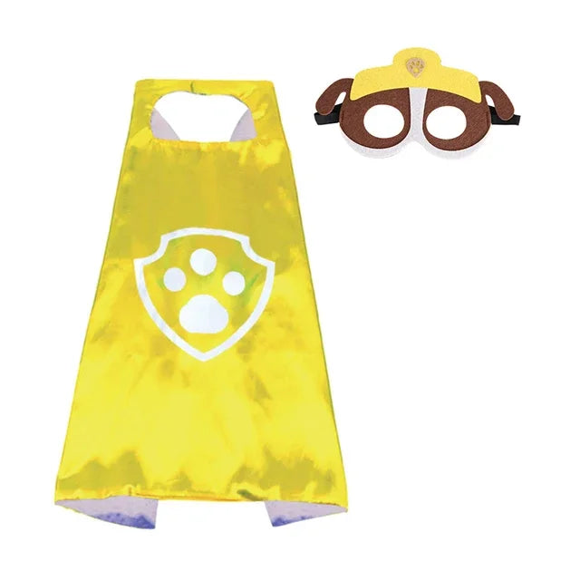 Paw Patrol Rubble Mask and Cape Set