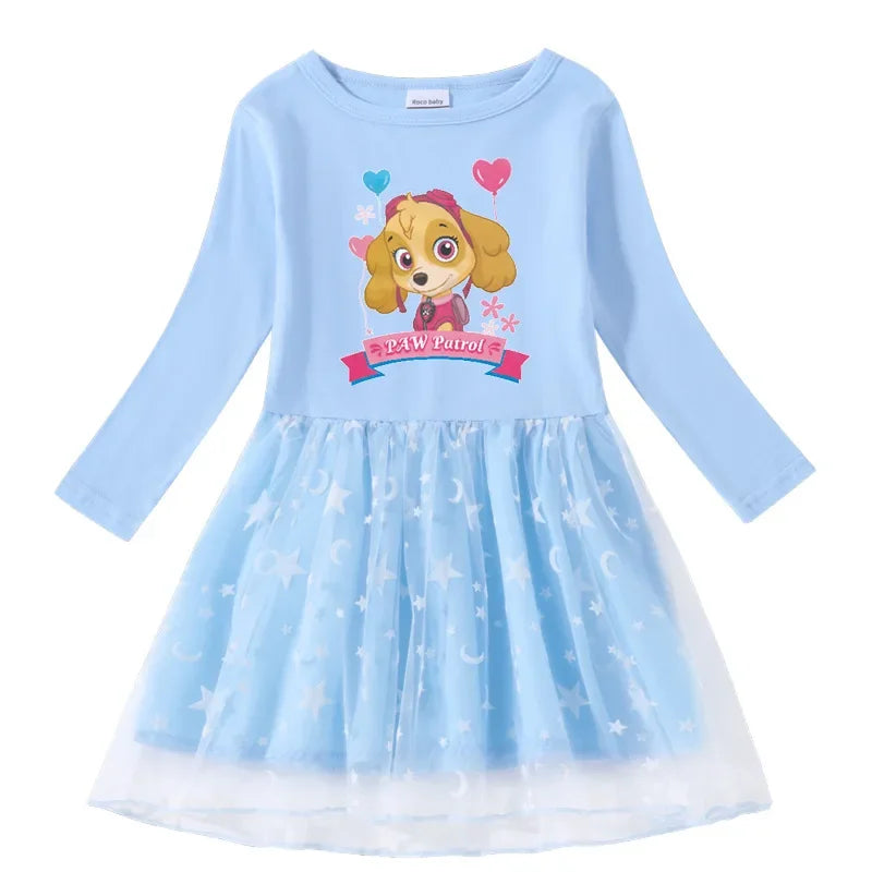 Paw Patrol Long-Sleeved Cotton Dress