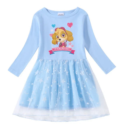 Paw Patrol Long-Sleeved Cotton Dress