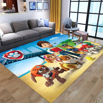 Paw Patrol Cartoon Carpet Small