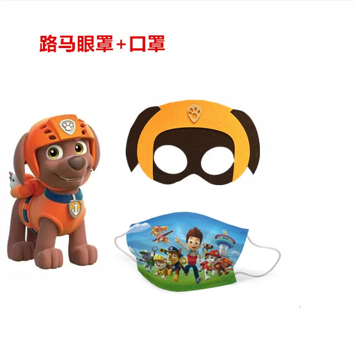 Paw Patrol Zuma Mask & Eye Mask