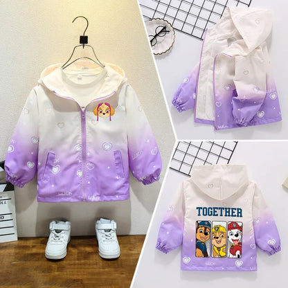 Paw Patrol Long-Sleeved Zipper Windproof Jacket