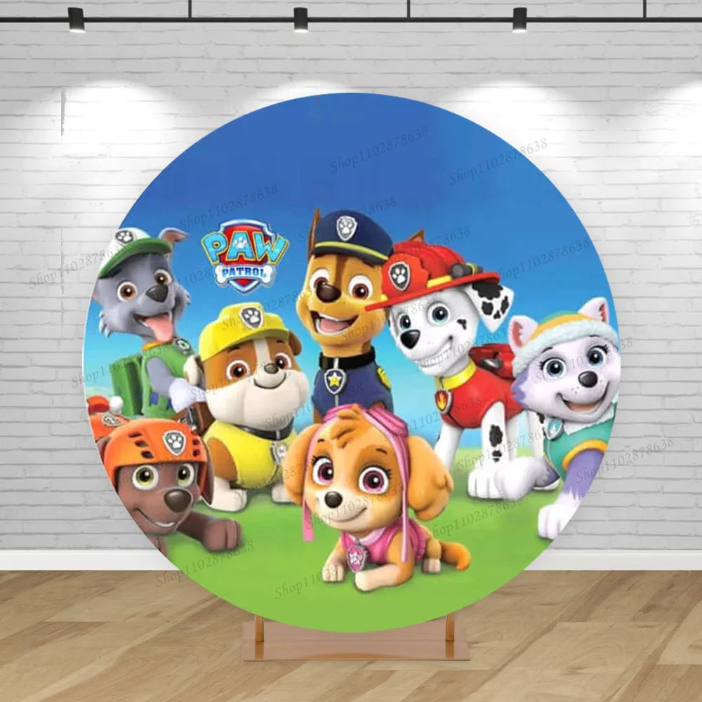 Paw Patrol Circular Party Backdrop