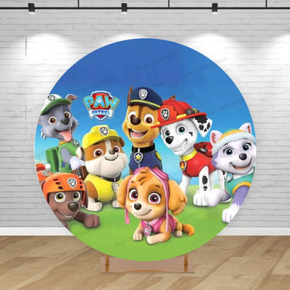 Paw Patrol Circular Party Backdrop