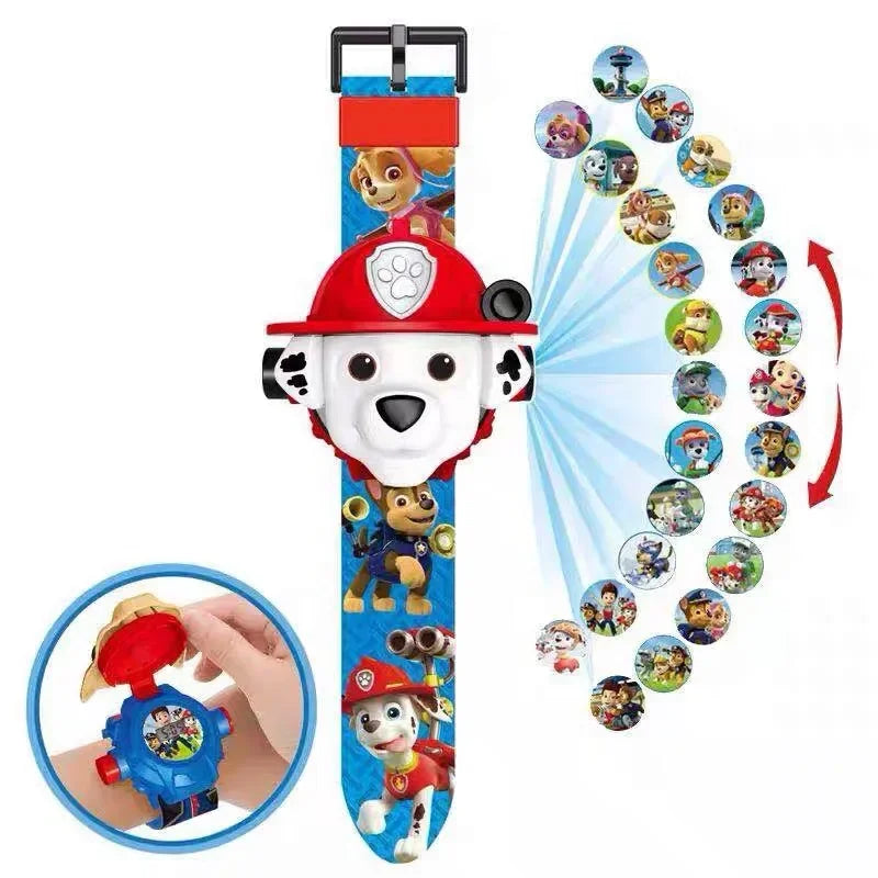 Paw Patrol 3D Projection Digital Watch and Toy Set