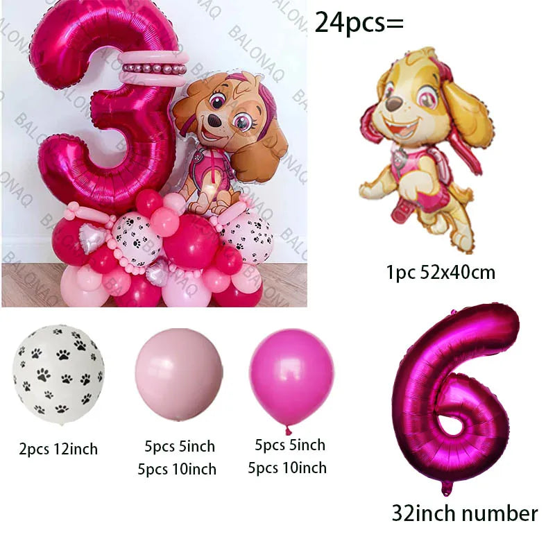 Paw Patrol Balloon Set