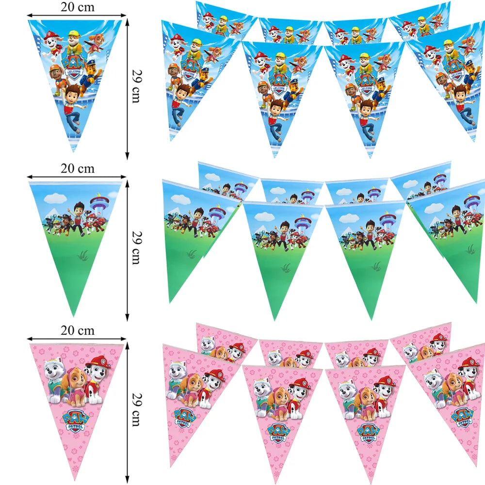 Paw Patrol Birthday Banner