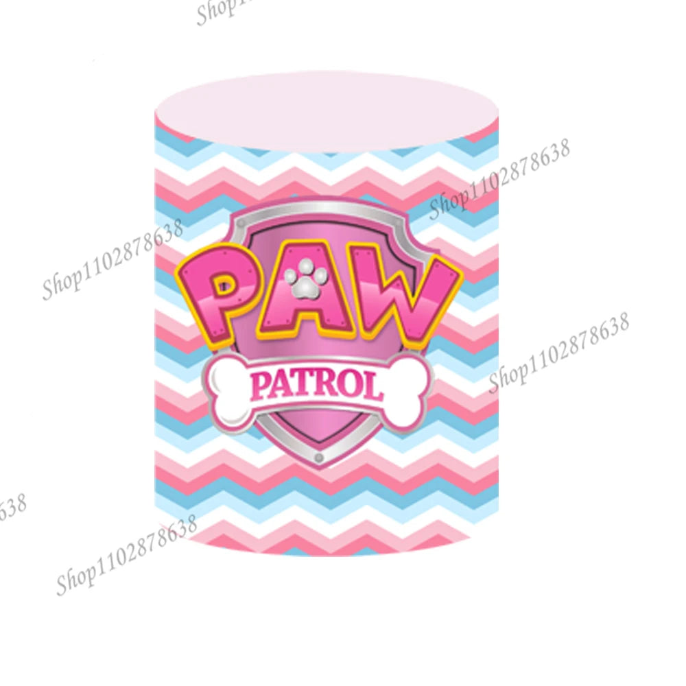 Paw Patrol Round Backdrop Cover