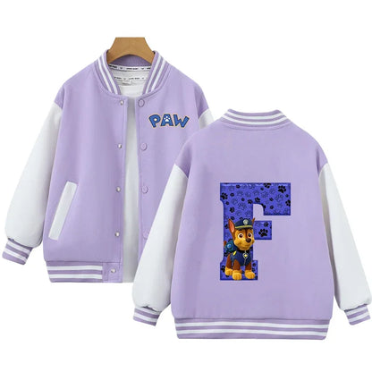 Paw Patrol Jacket Letter