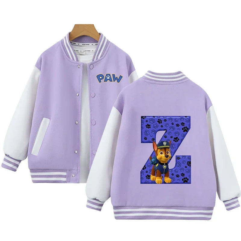 Paw Patrol Jacket Letter