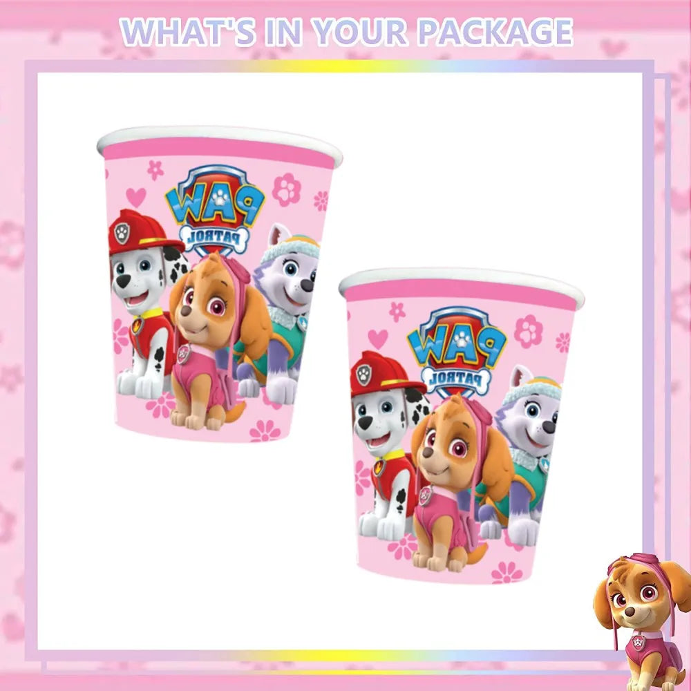 Pink PAW Patrol Skye Balloons Number Foil Balloon