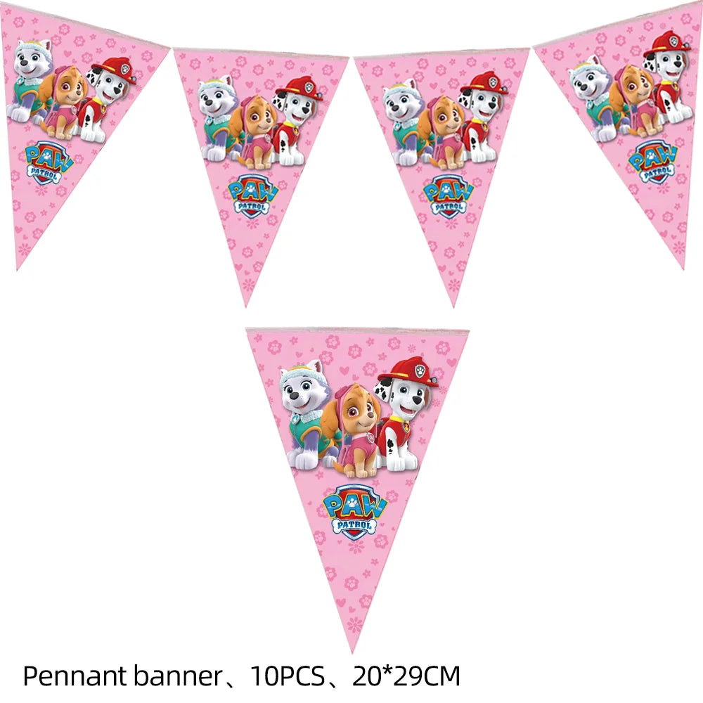 Paw Patrol Birthday Banner