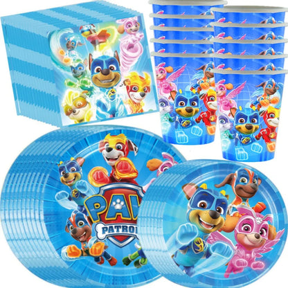 Paw Patrol Birthday Tableware Set