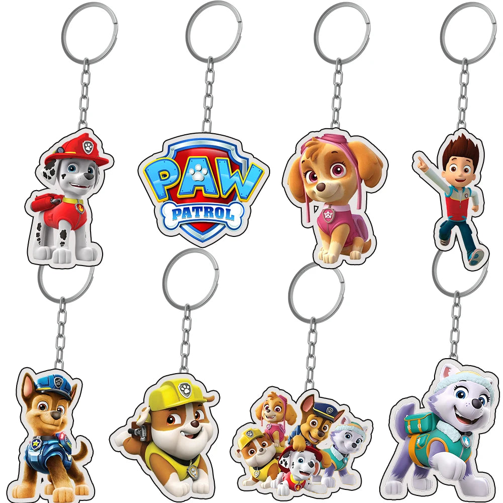 Paw Patrol Keychains Set