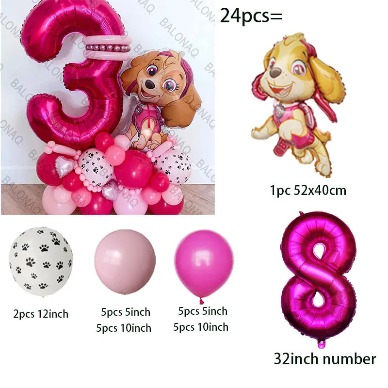 Paw Patrol Balloon Set