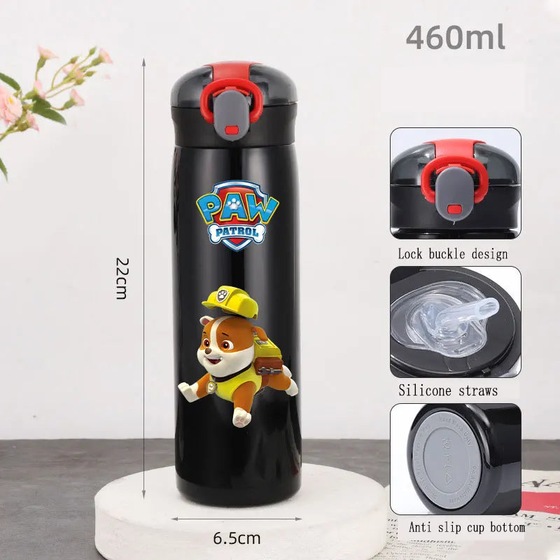 PAW Patrol 460ml Thermal Straw Cup