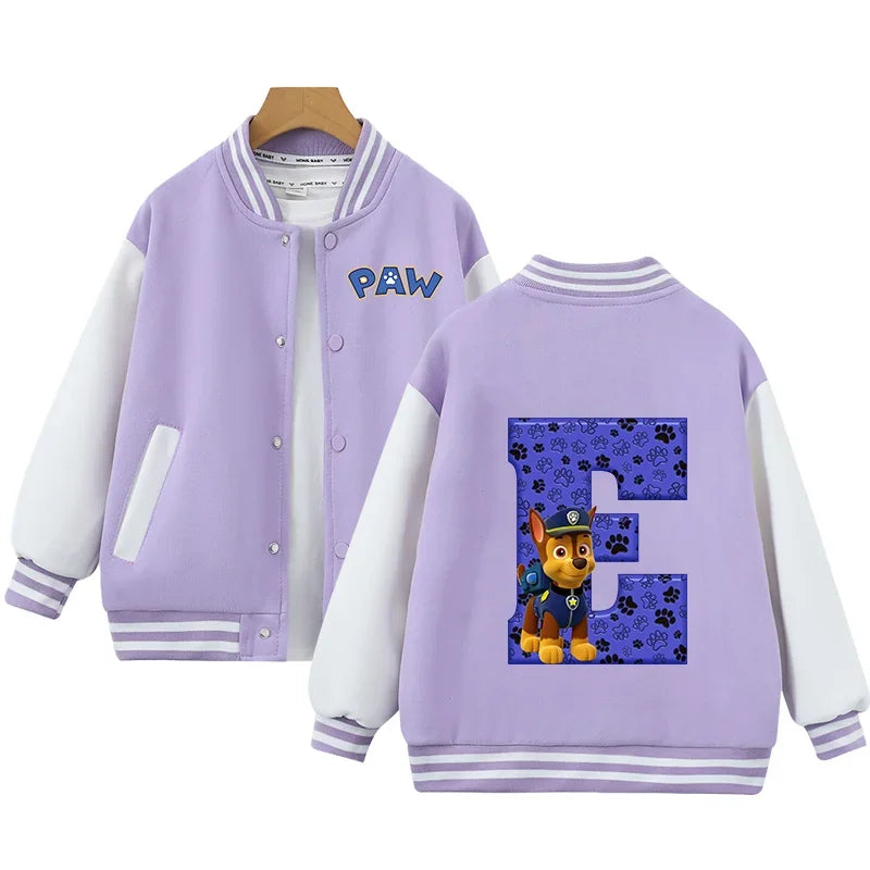 Paw Patrol Jacket Letter